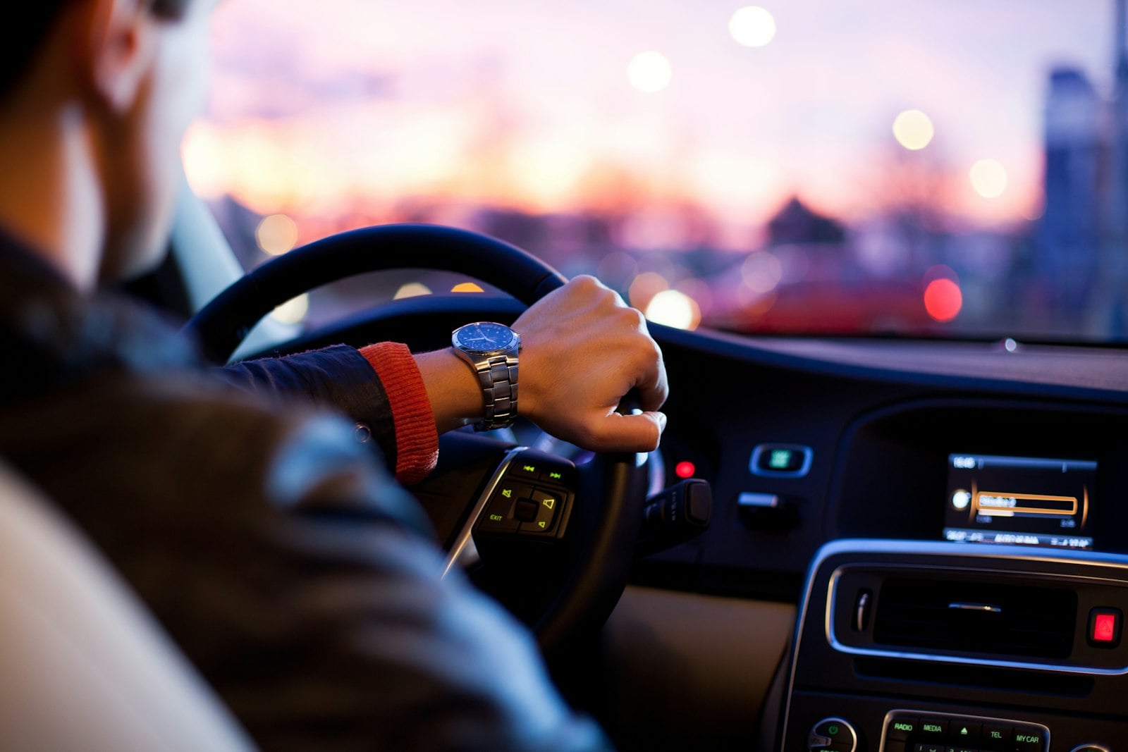 Private chauffeur at dusk — discreet ground movement